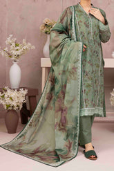 NUSL3203 Printed Lawn Suit - Unstitched 3Pc